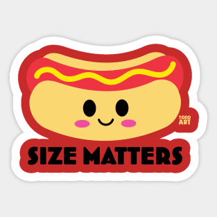 SIZE MATTERS Sticker